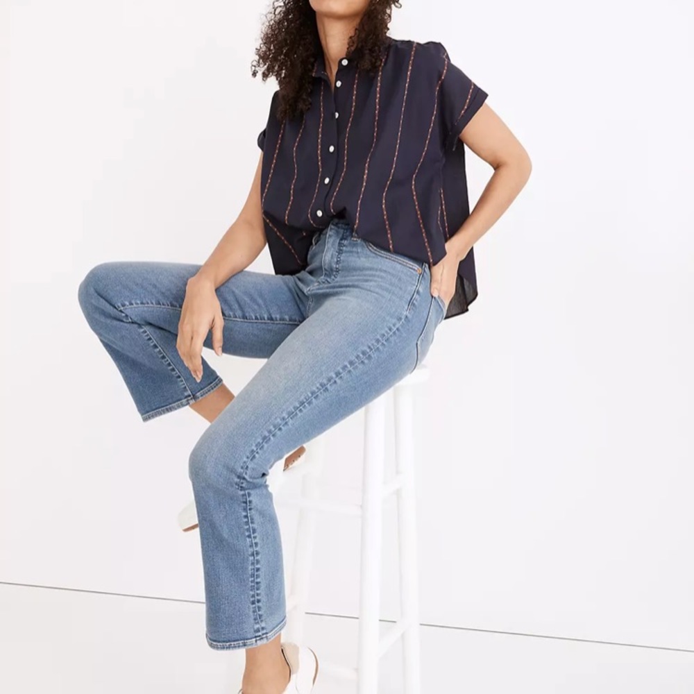 Madewell Cali Demi-Boot Jeans in Dorrance Wash